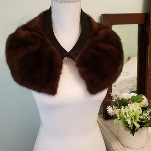 Vintage mink collar